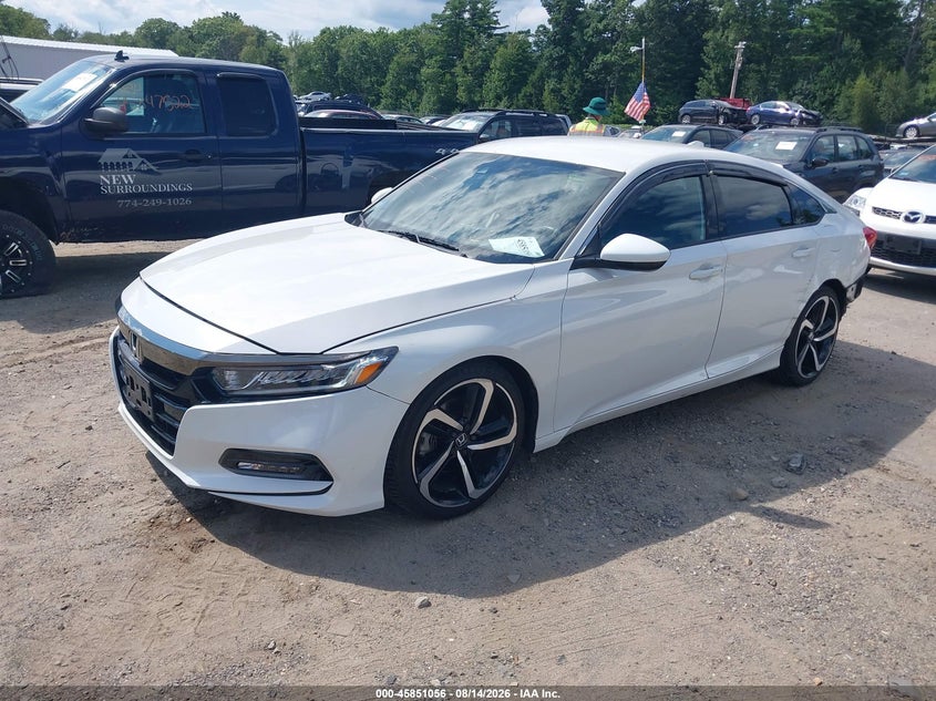 2018 Honda Accord Sport, Левый бок, IAAI, VIN 1HGCV1F30JA167929 — фото 2