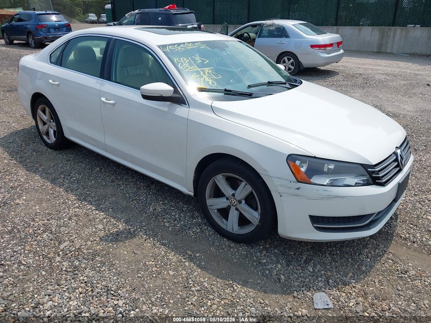 2012 VOLKSWAGEN PASSAT SEDAN 2.5L I-5 DOHC, VVT, 170HP