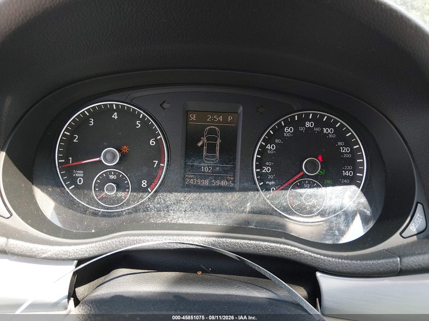 VOLKSWAGEN PASSAT 2012 VIN 1VWBH7A31CC092111