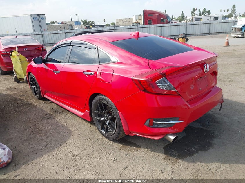 2016 HONDA CIVIC SEDAN 1.5L I-4 DI, DOHC, VVT, TURBO, 174HP