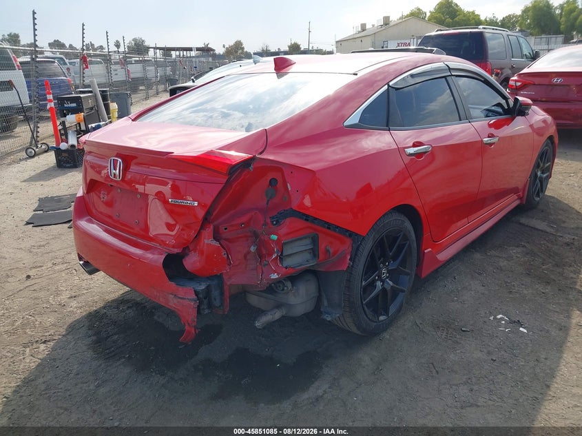 2016 HONDA CIVIC SEDAN 1.5L I-4 DI, DOHC, VVT, TURBO, 174HP