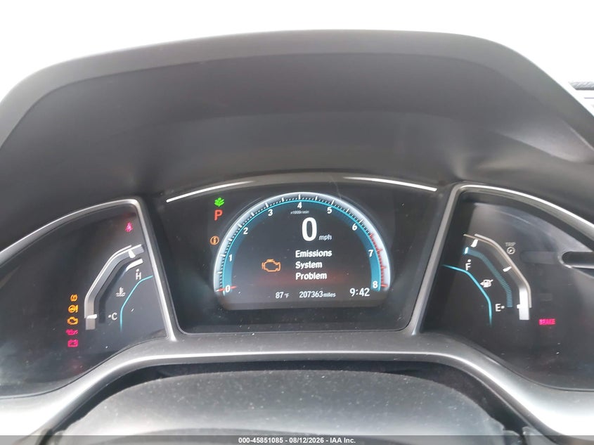 2016 HONDA CIVIC SEDAN 1.5L I-4 DI, DOHC, VVT, TURBO, 174HP