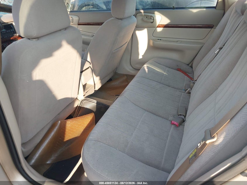 2004 CHEVROLET IMPALA SEDAN 3.4L V-6 180HP