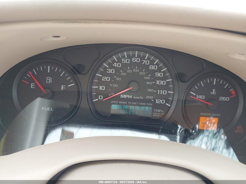 2004 CHEVROLET IMPALA SEDAN 3.4L V-6 180HP