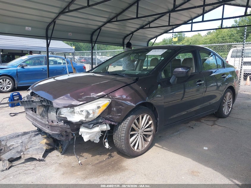 2013 Subaru Impreza, Удар спереду, IAAI, VIN JF1GJAH61DH006087 — фото 2