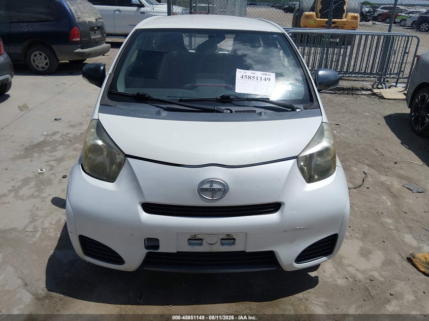 SCION IQ 2012 VIN JTNJJXB08CJ017534