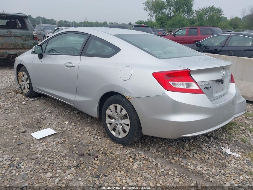 2012 HONDA CIVIC COUPE 1.8L I-4 VVT, 140HP
