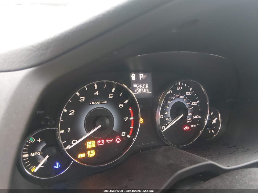2010 SUBARU OUTBACK auction photo 7