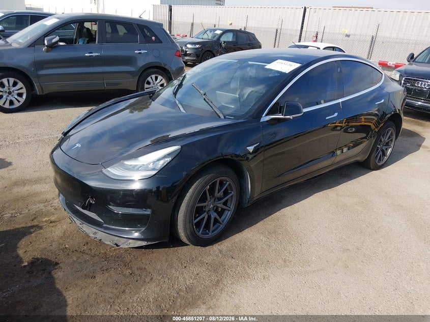 Vin: 5yj3e1ea9kf361866, lot: 46350141, tesla model 3 long range/mid range/standard range/standard range plus 20192