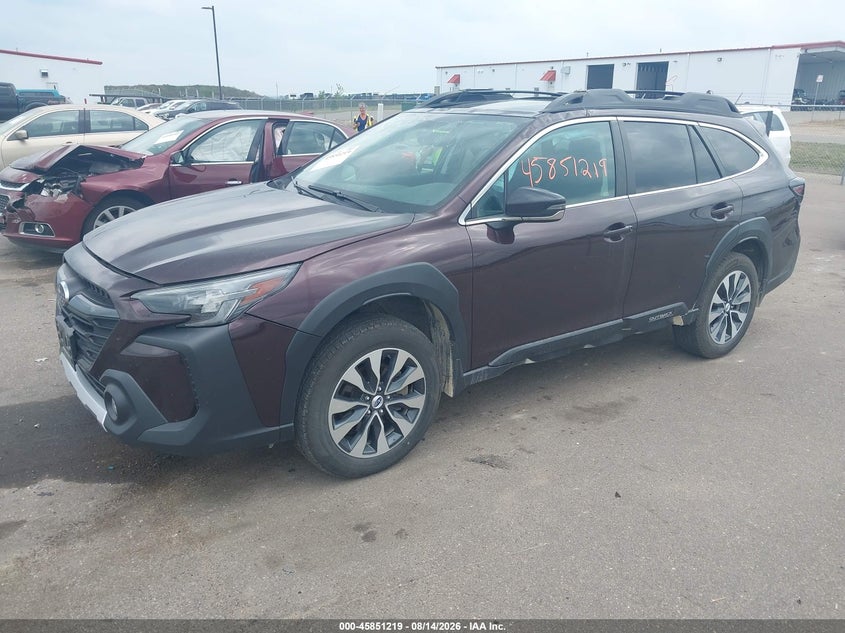 Vin: 4s4btanc8r3247606, lot: 46350152, subaru outback limited 20242