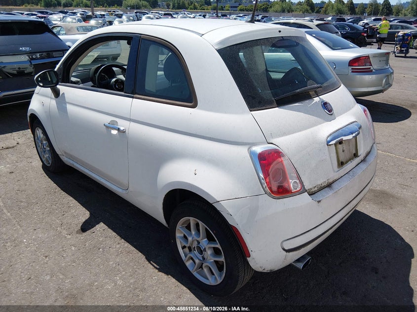 Vin: 3c3cffar9et208629, lot: 46350167, fiat 500 pop 20143