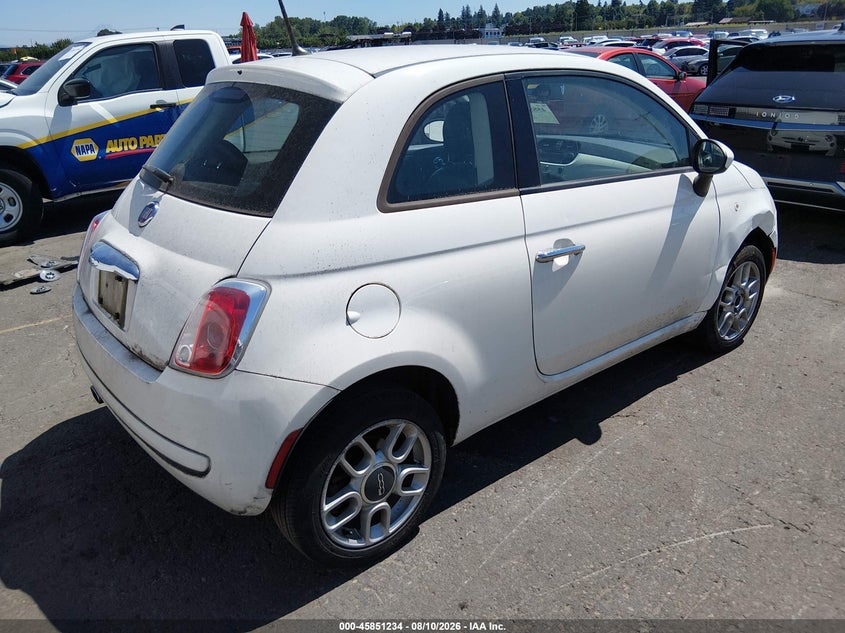 Vin: 3c3cffar9et208629, lot: 46350167, fiat 500 pop 20144