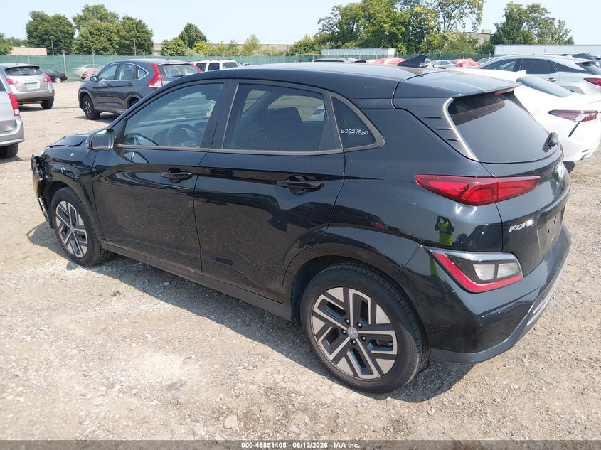 Vin: km8k33ag4pu170969, lot: 46350338, hyundai kona electric sel 20233