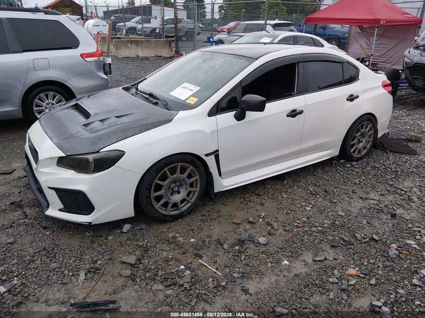 2018 Subaru WRX, Пошкодження двигуна, IAAI, VIN JF1VA1A69J9810144 — фото 2