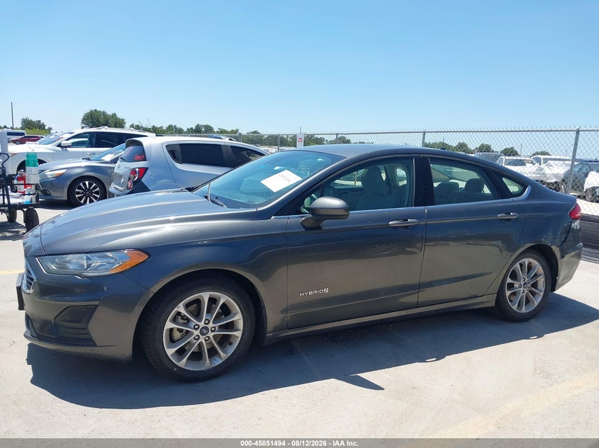 FORD FUSION HYBRID 2019 VIN 3FA6P0LU9KR207225