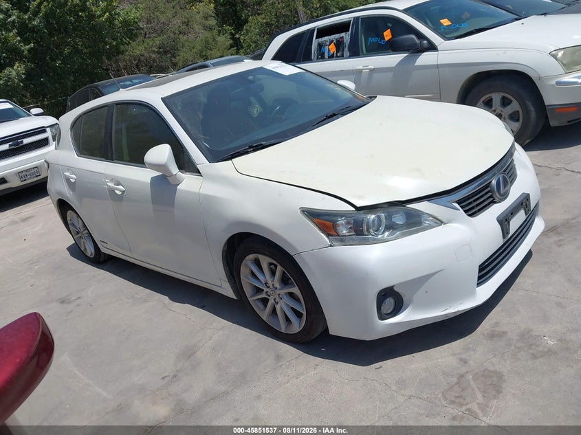 2012 LEXUS CT 200H auction photo 1