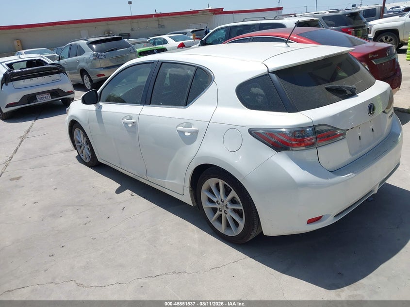 2012 LEXUS CT 200H auction photo 3