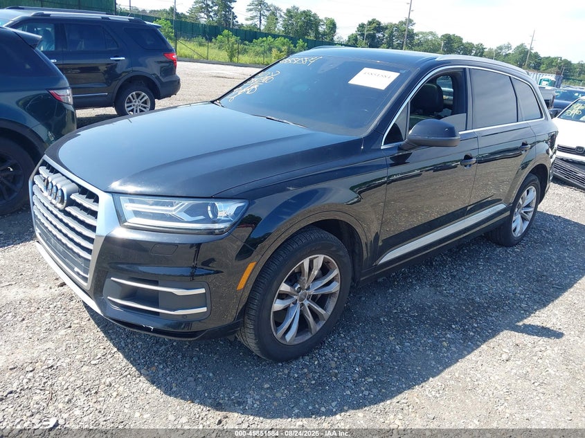 Vin: wa1ahaf72jd052788, lot: 46350516, audi q7 2.0t premium 20182