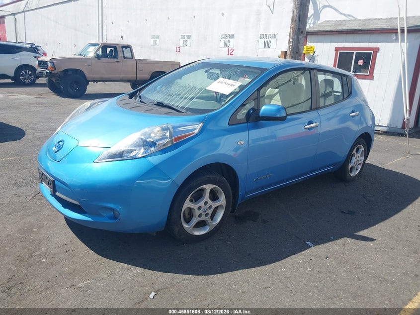 2012 Nissan Leaf, Normal Wear & Tear, IAAI, VIN JN1AZ0CP7CT026992 — photo 2