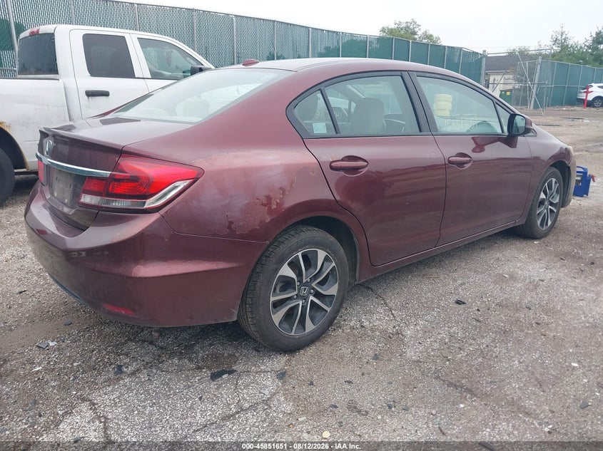 2013 HONDA CIVIC auction photo 4