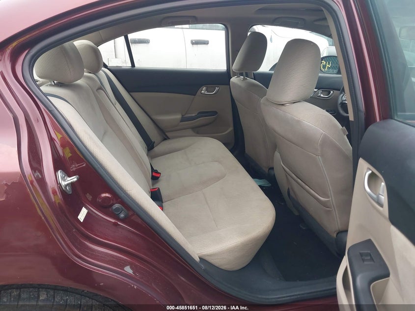 2013 HONDA CIVIC auction photo 8