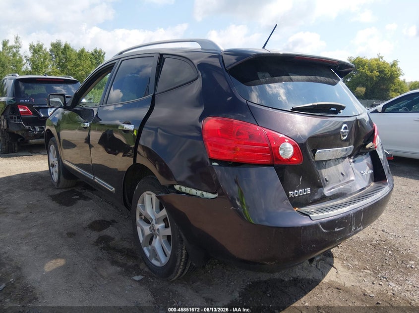 Vin: jn8as5mv7cw413086, lot: 46350605, nissan rogue sv w/sl pkg 20123