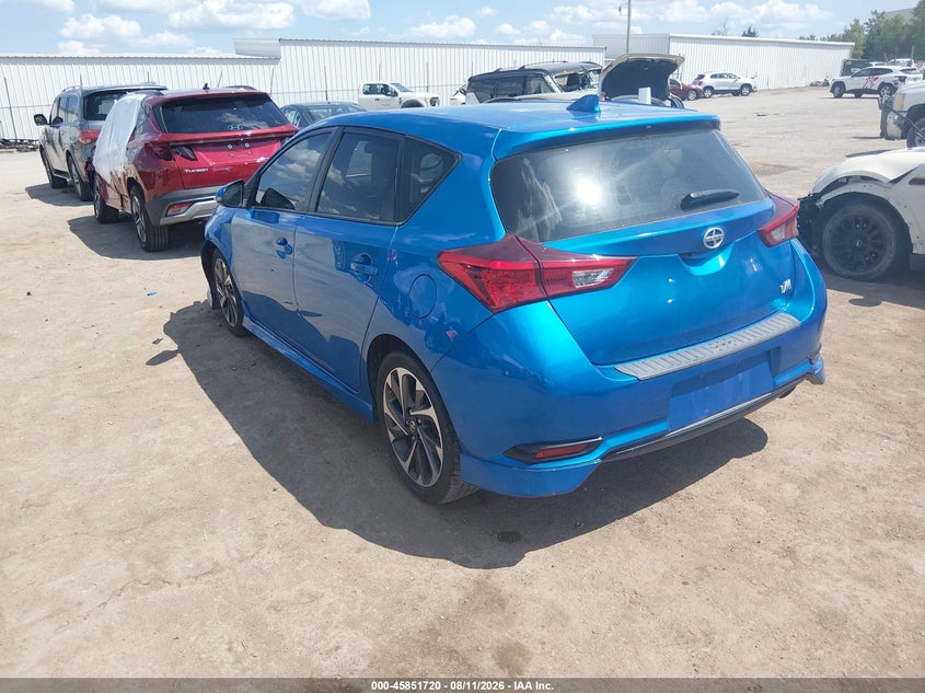 Vin: jtnkarjexgj509954, lot: 46350654, scion im 20163
