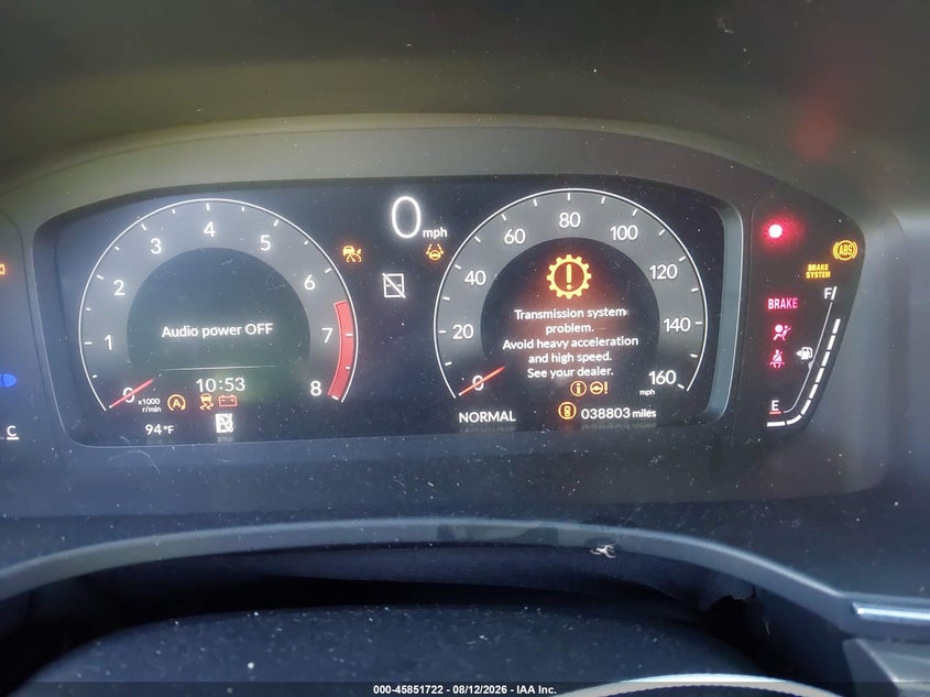 ACURA INTEGRA 2025 VIN 19UDE4H34SA008030