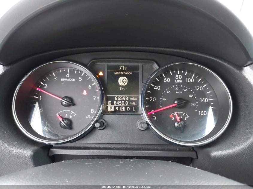 NISSAN ROGUE 2013 VIN JN8AS5MV6DW604371