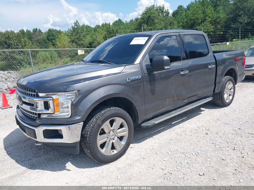 2019 Ford F-150, Левый бок, IAAI, VIN 1FTEW1E53KKC18553 — фото 2
