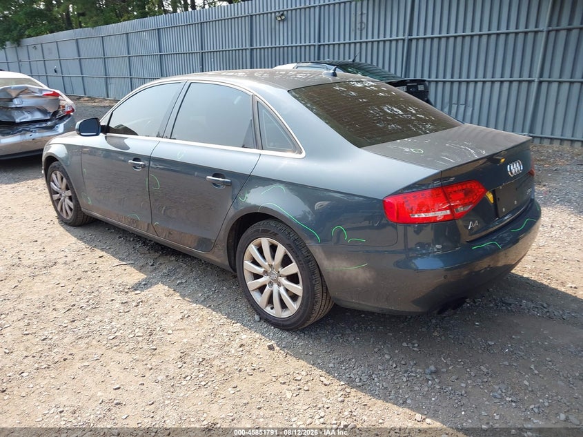 AUDI A4 2011 VIN WAUFFAFL9BN033842