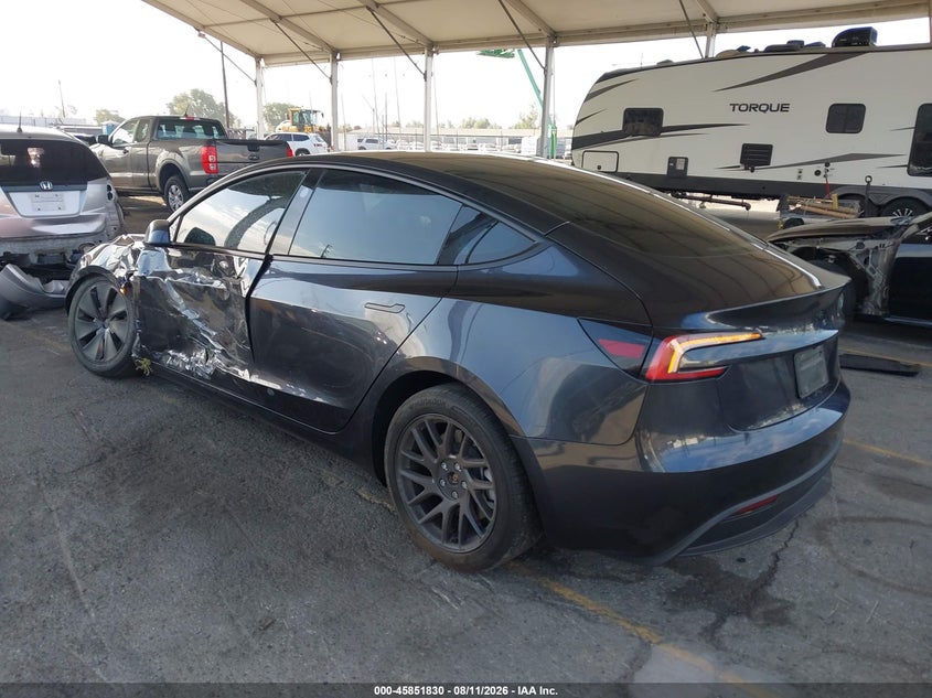 2025 TESLA MODEL 3 auction photo 3