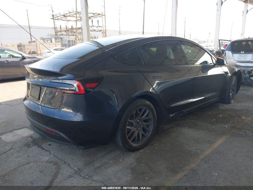 2025 TESLA MODEL 3 auction photo 4