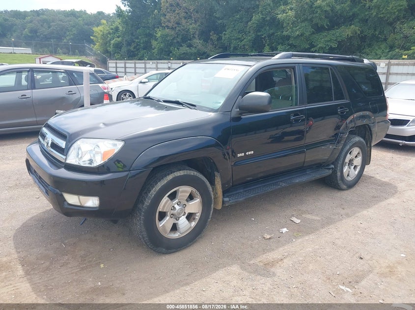 2005 Toyota 4Runner, Левый зад, IAAI, VIN JTEBU14R750078452 — фото 2