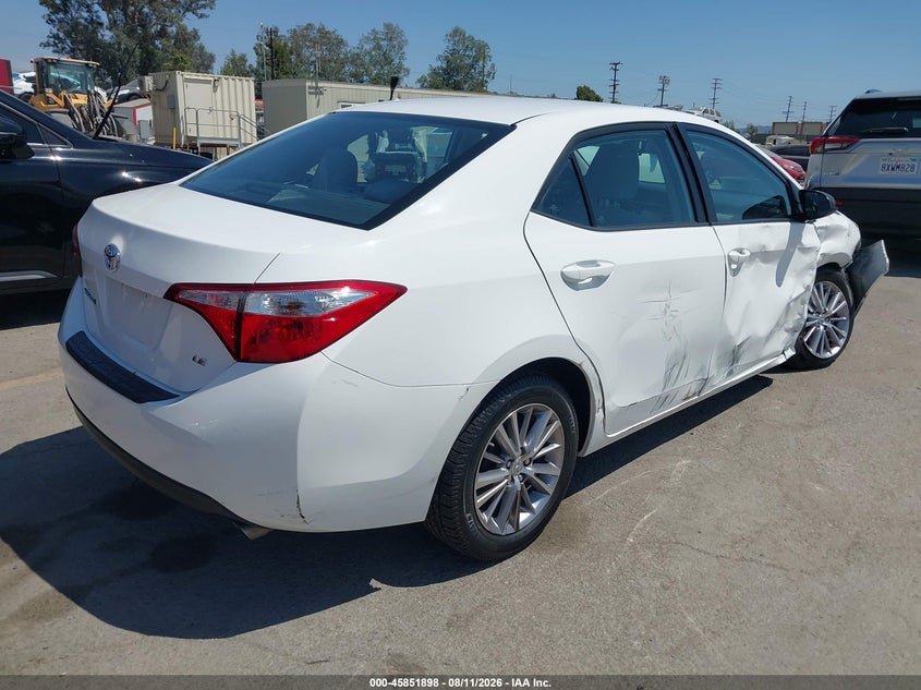 2015 TOYOTA COROLLA SEDAN 1.8L I-4 DOHC, VVT, 132HP