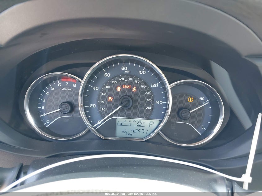 2015 TOYOTA COROLLA SEDAN 1.8L I-4 DOHC, VVT, 132HP