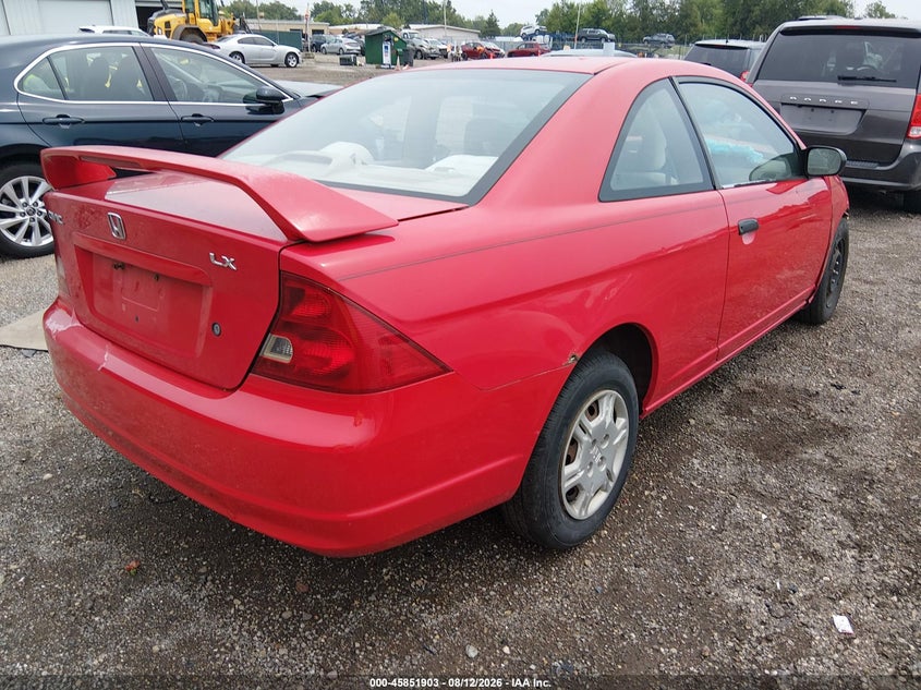 2001 HONDA CIVIC auction photo 4