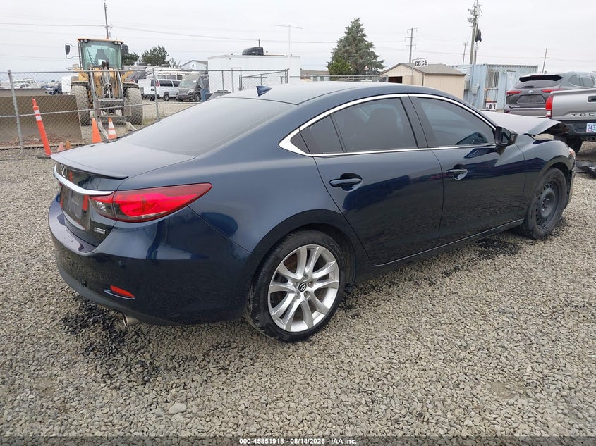 Vin: jm1gj1v67f1174939, lot: 46350850, mazda mazda6 i touring 20154