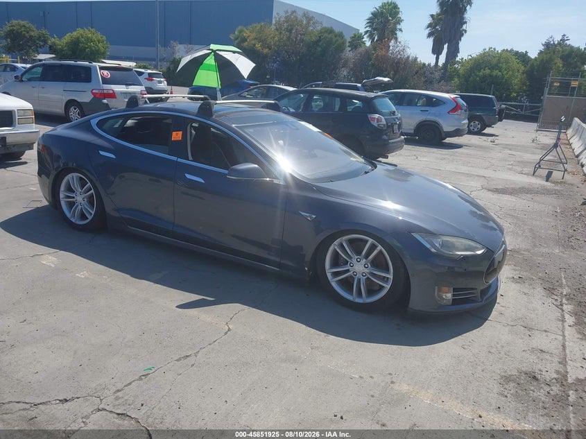 2014 TESLA MODEL S auction photo 1