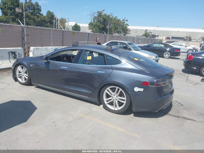 2014 TESLA MODEL S auction photo 3