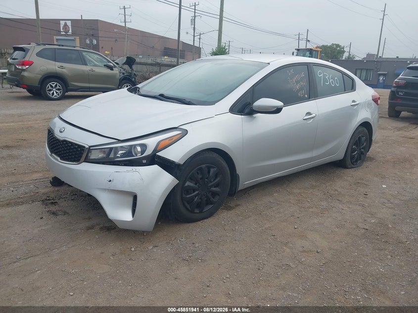 Vin: 3kpfk4a75he029360, lot: 46350874, kia forte lx 20172