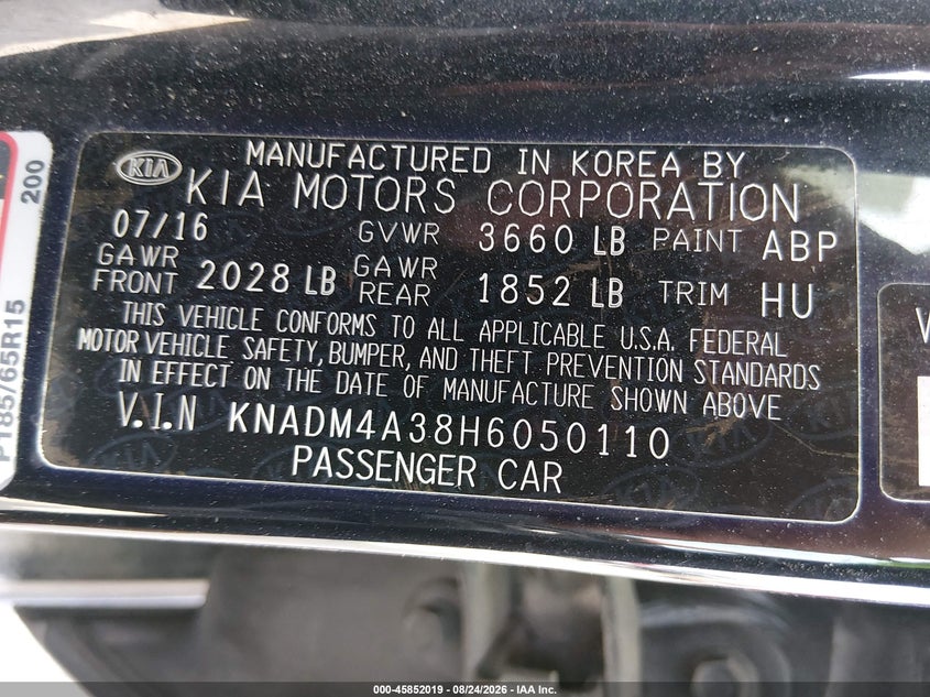 2017 KIA RIO LX · Фото 9