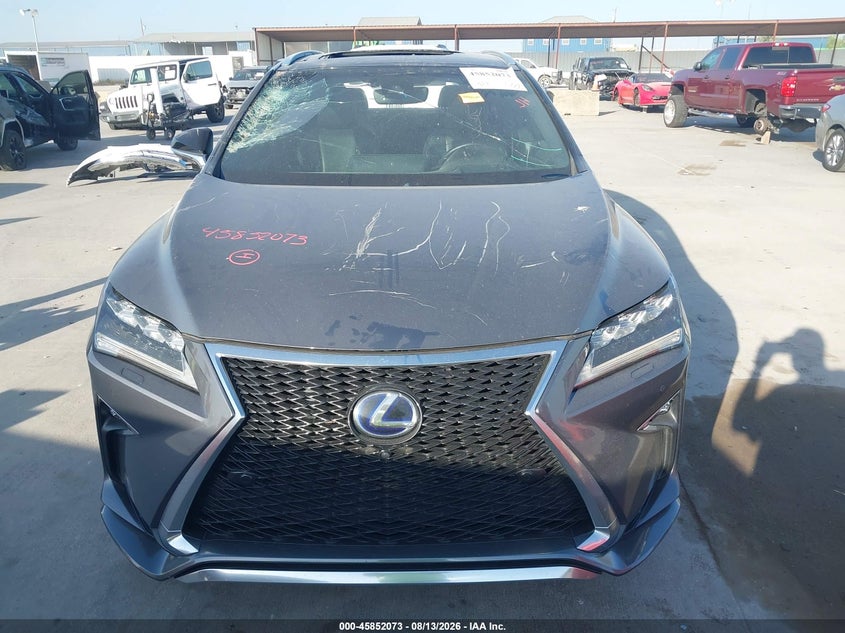LEXUS RX 450H 2017 VIN 2T2BGMCA2HC016472