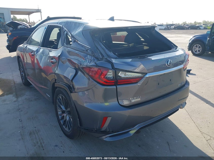 LEXUS RX 450H 2017 VIN 2T2BGMCA2HC016472