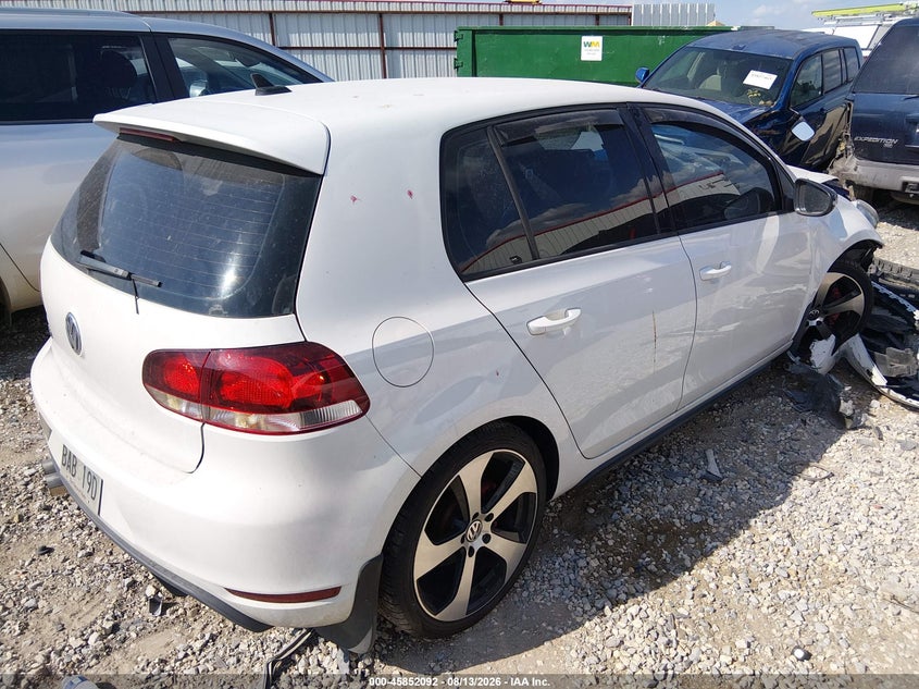 VOLKSWAGEN GTI 2011 VIN WVWGD7AJ7BW179477