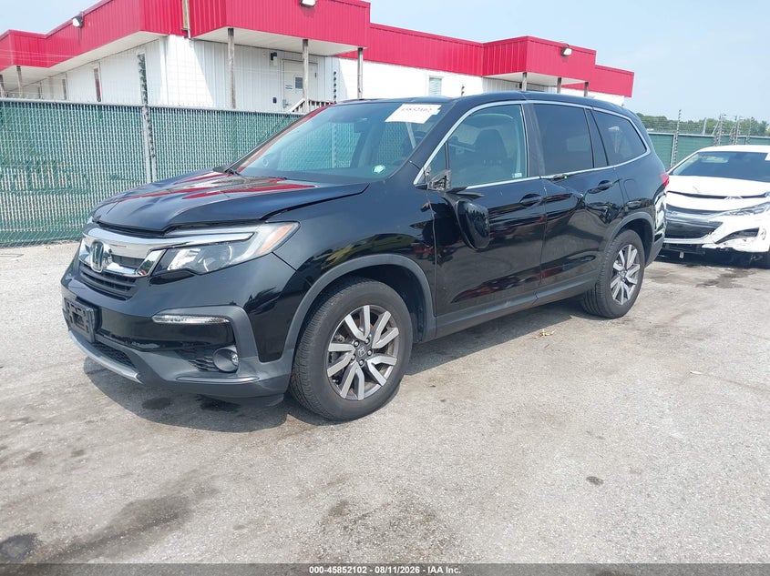 2019 Honda Pilot, Крыша, IAAI, VIN 5FNYF6H54KB055236 — фото 2