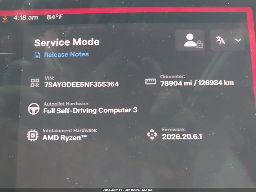 2022 TESLA MODEL Y SPORT UTILITY VEHICLE ELECTRIC