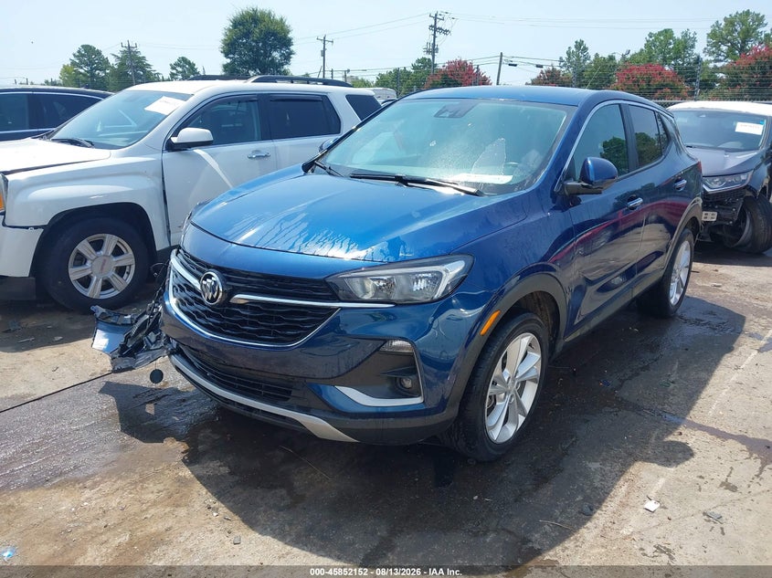 2021 Buick Encore GX, Rear, IAAI, VIN KL4MMBS25MB086362 — photo 2