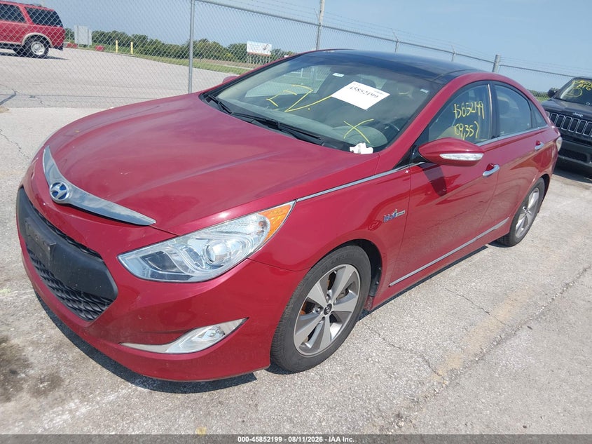 2012 HYUNDAI SONATA HYBRID auction photo 2