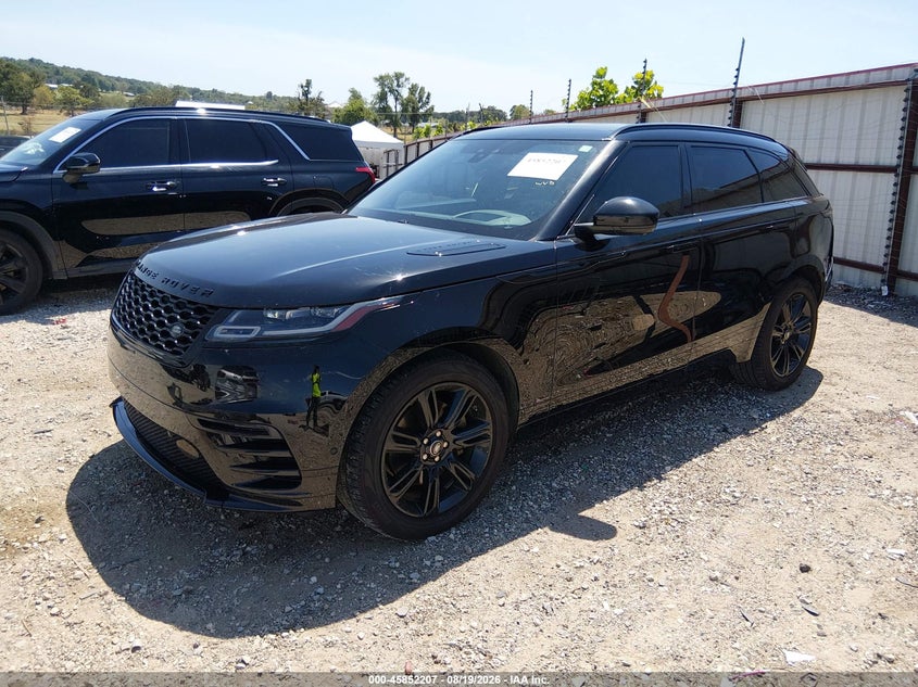 2020 Land Rover Range Rover Velar, Rear, IAAI, VIN SALYM2EVXLA237982 — photo 2